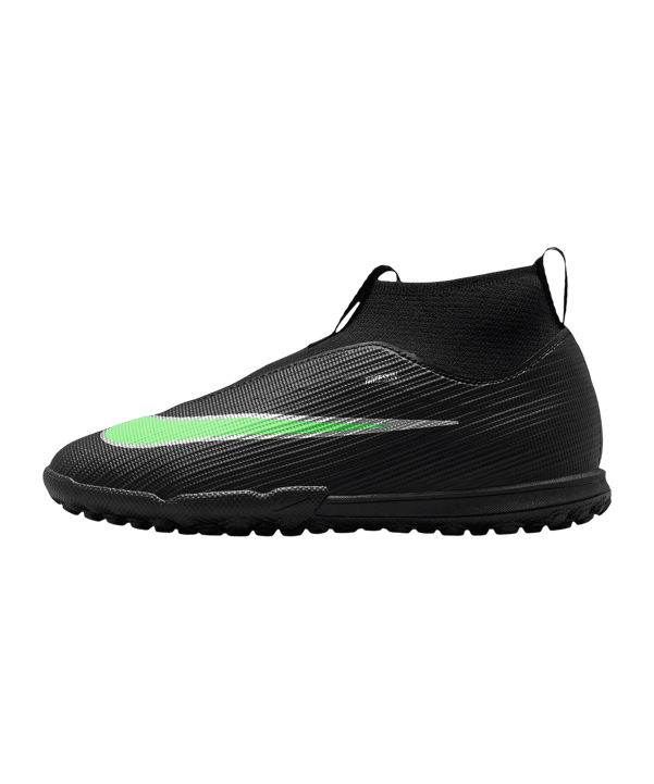 Nike Jr. Air Zoom Mercurial Superfly XI Academy High TF Shadow Kinderen Zwart K001 - zwart