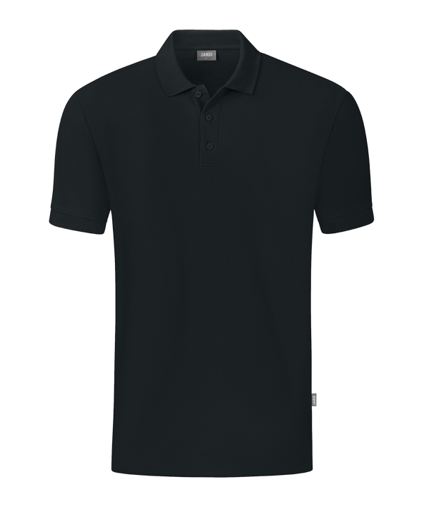 JAKO Organic Polo Shirt Schwarz F800 - schwarz