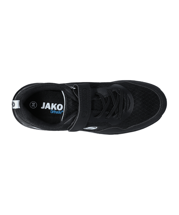JAKO Performance Junior Sneaker Schwarz Weiss F729 - schwarz