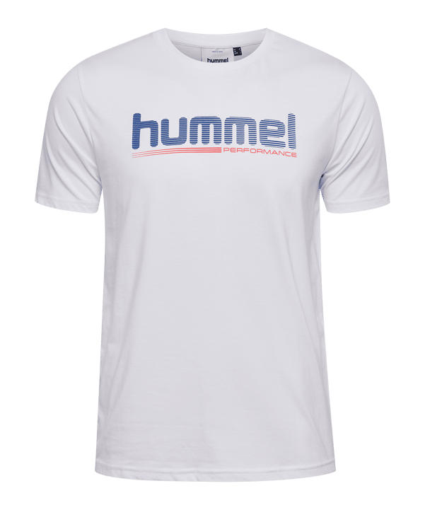 Hummel Pulse Graphic S/S T-Shirt Weiß F9001 - weiss