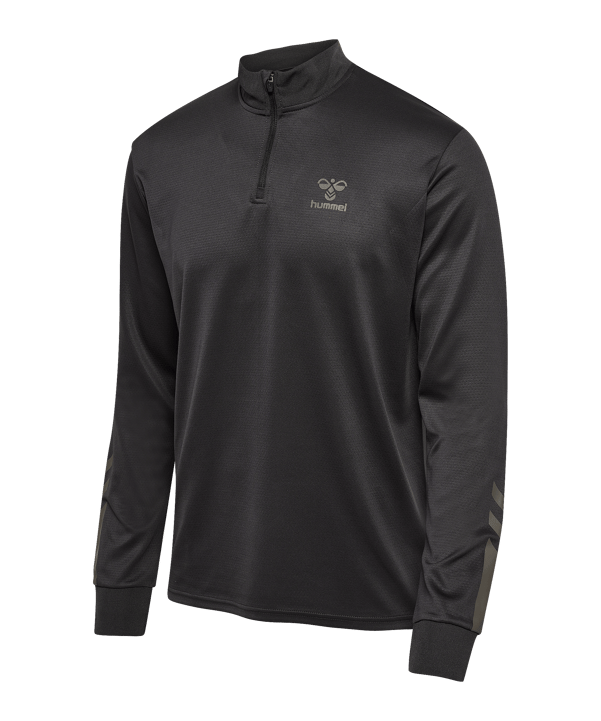 Hummel Active Pl Half Zip Sweatshirt Grau F2247 - grau