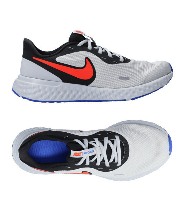 Nike Revolution 5 Running Grau F011 - schwarz