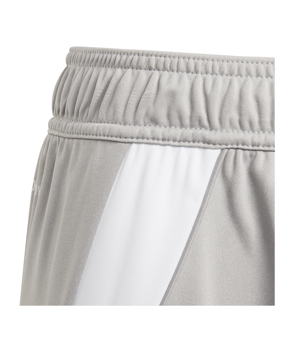 adidas Tiro 24 Short Kids Grau Weiss - grau