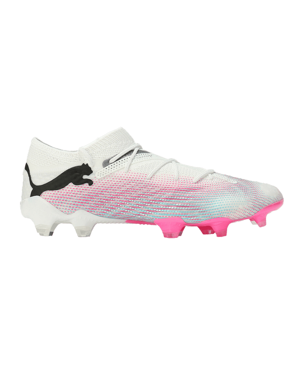 PUMA FUTURE 7 Ultimate Low FG/AG Phenomenal Weiss Schwarz Pink F01 - weiss