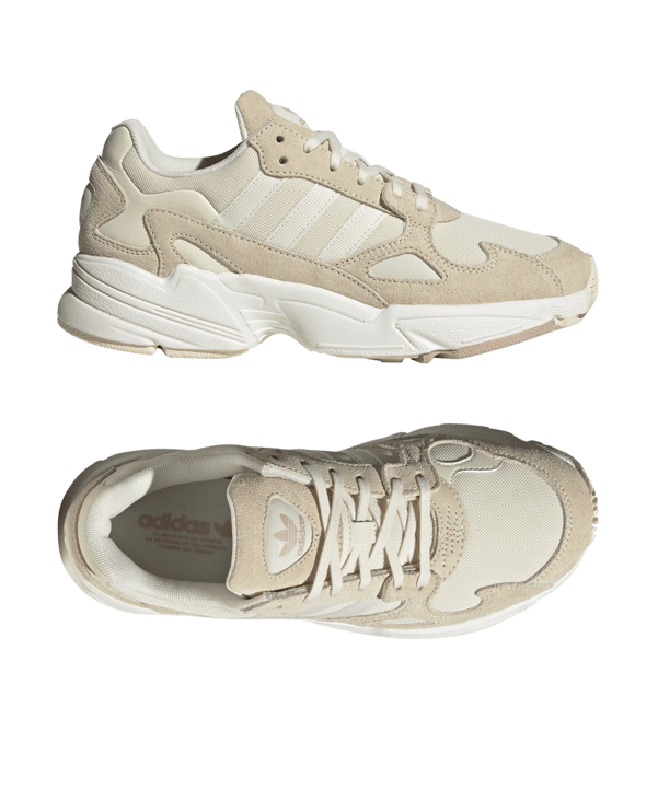 adidas Originals Falcon Damen Weiss Grau - weiss