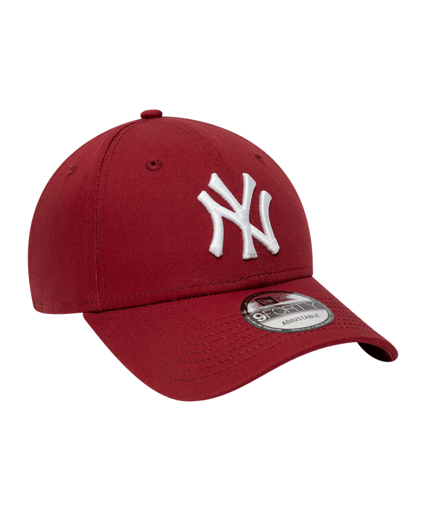 New Era NY Yankees 9Forty Cap Rot Weiss - rot