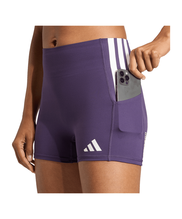 adidas Adizero Short Leggings Donna Viola - lilla