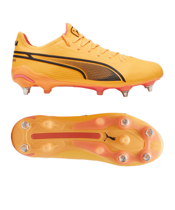 PUMA KING Ultimate MxSG The Forever Faster Orange Schwarz F04 - orange