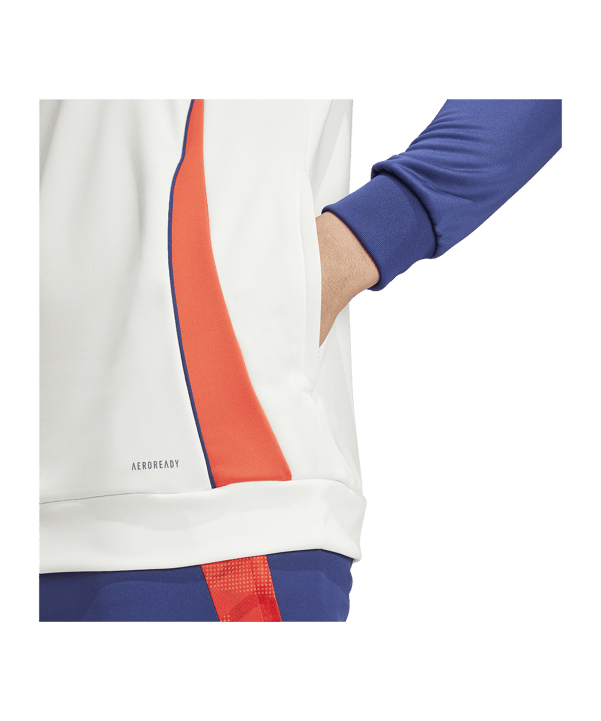adidas Olympique Lyon Hoody Weiss - weiss