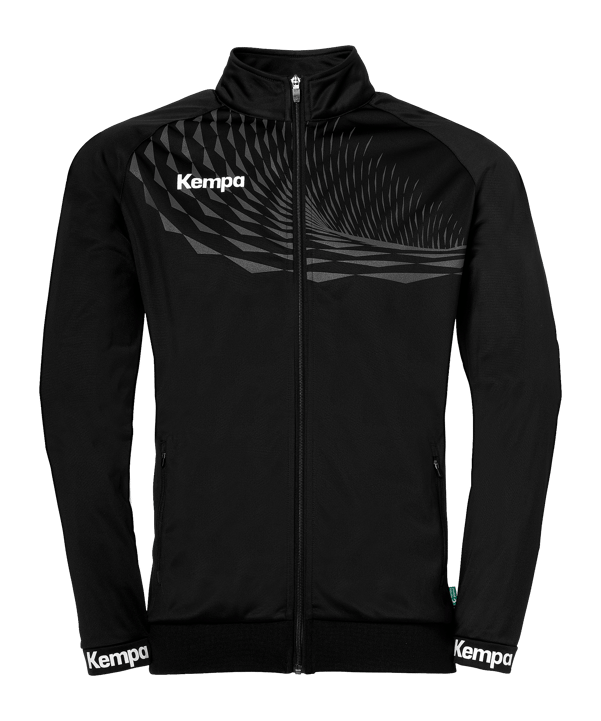 Kempa Wave 26 Poly Trainingsjacke Kids Schwarz F001 - schwarz