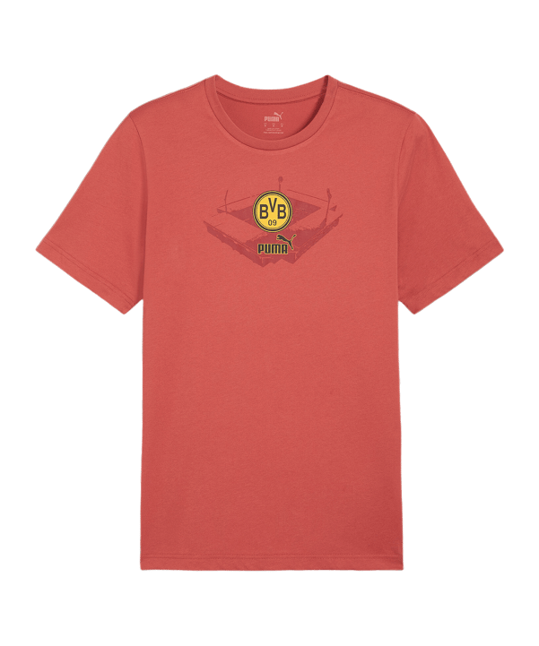 PUMA BVB Dortmund Ftbl ICONS T-Shirt Rot F04 - rot