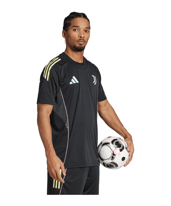 adidas Juventus Turin Trainingsshirt Schwarz - schwarz