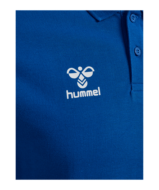 Hummel Go 2.0 Chevron Polo Blu C7045 - blu