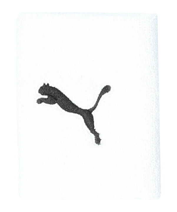 PUMA Team Long Wristband Schweissband Weiss F02 - weiss