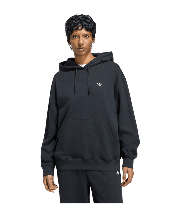 adidas Originals Essentials Loose French Terry Hoody Damen Schwarz - schwarz