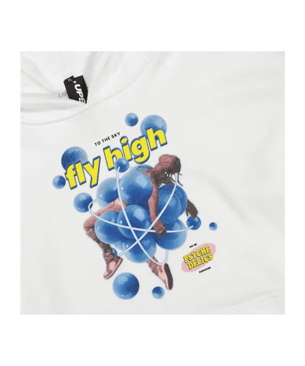 Mister Tee Psychadellic Oversized Hoody Weiß - weiss