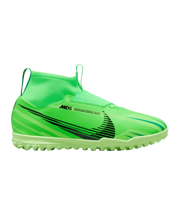 Nike Jr Air Zoom Mercurial Superfly IX Academy TF Dream Speed 8 Kids Grün Schwarz F300 - gruen