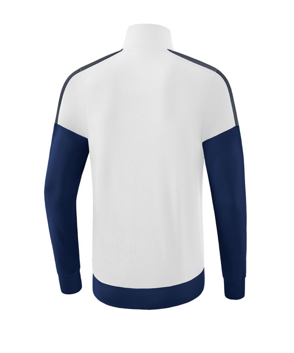 Erima Squad Trainingsjacke Kids Weiss Blau - weiss