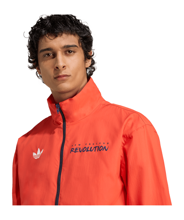 adidas New England Revolution New England Revolution Anthem Jacke Rot - rot