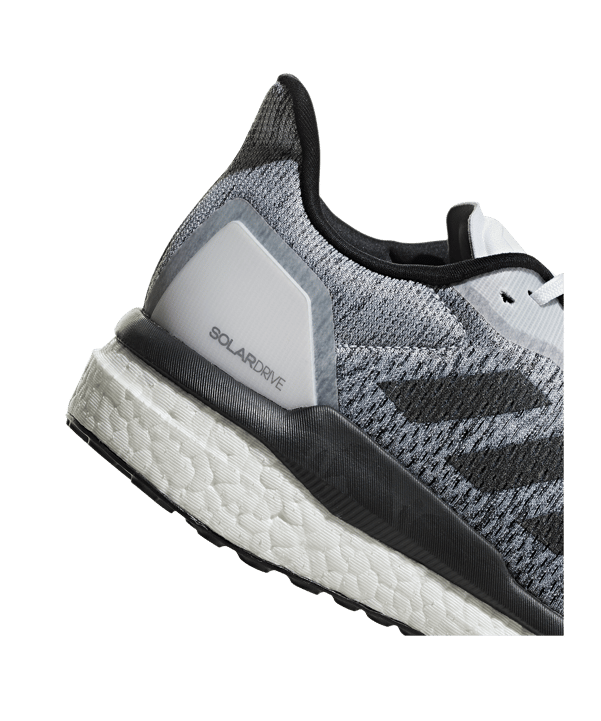 adidas Solar Drive Running Weiss Grau - weiss