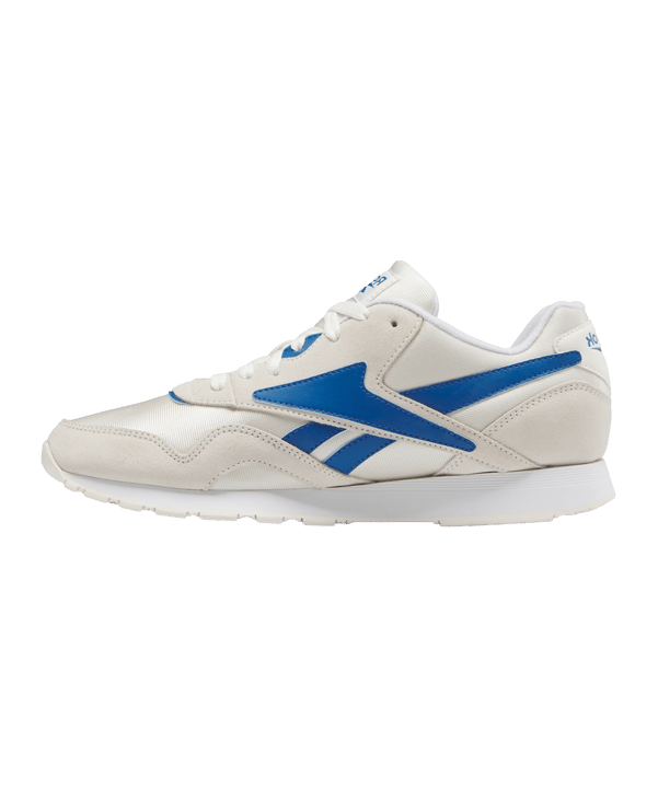 Reebok Nylon Plus 1994 Beige Weiss Blau - beige