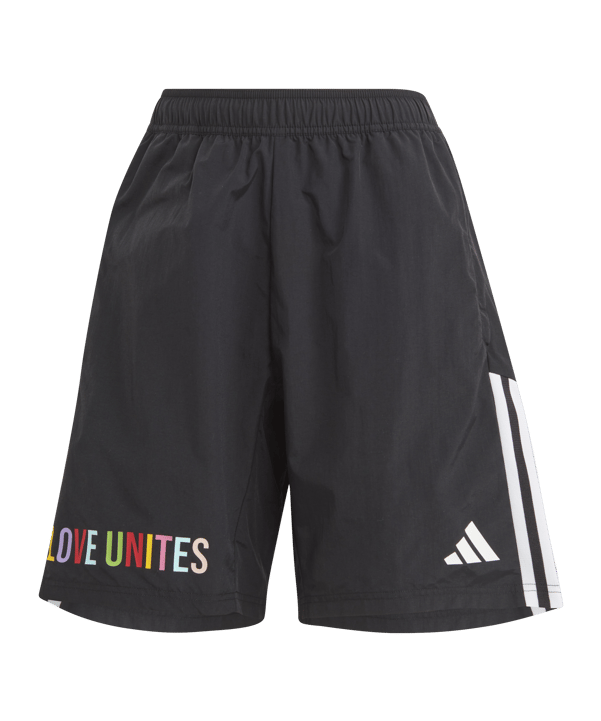 adidas Pride Tiro Downtime Short Schwarz - schwarz