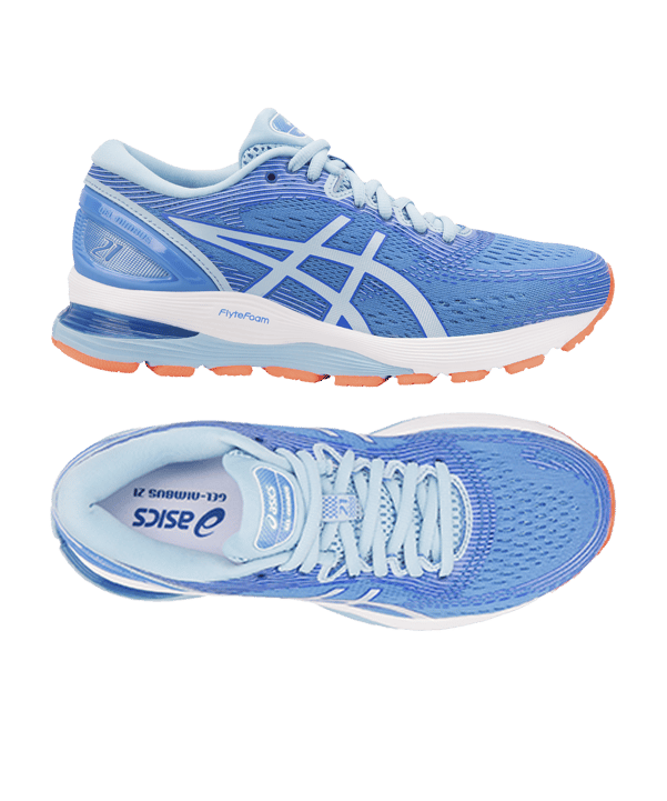 Asics Gel-Nimbus 21 Running Damen Blau F400 - blau