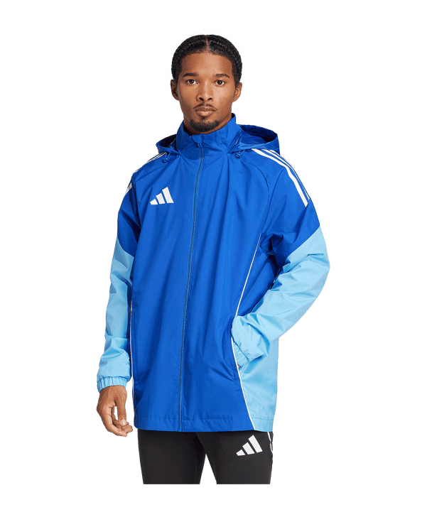 adidas Tiro 25 Competition Regenjacke Blau - blau