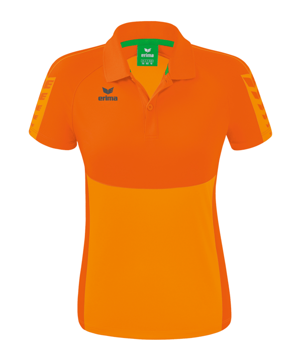 Erima Six Wings Poloshirt Damen Orange - orange