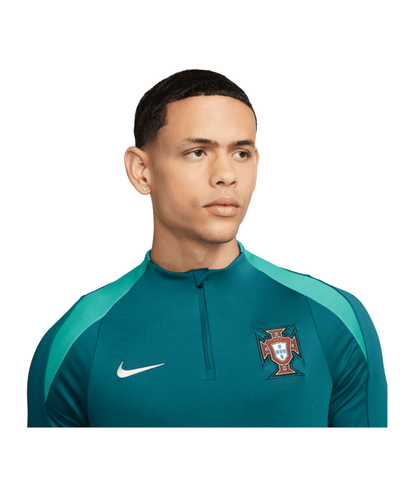 Nike Portugal Drill Top EM 2024 Grün F381 - gruen