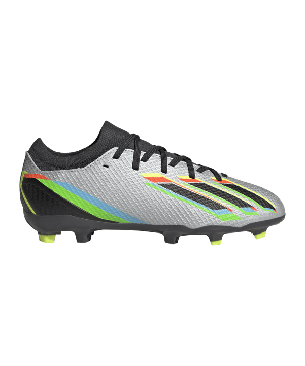 adidas X Speedportal.3 FG Kids Beyond Fast Silber Schwarz Gelb - silber
