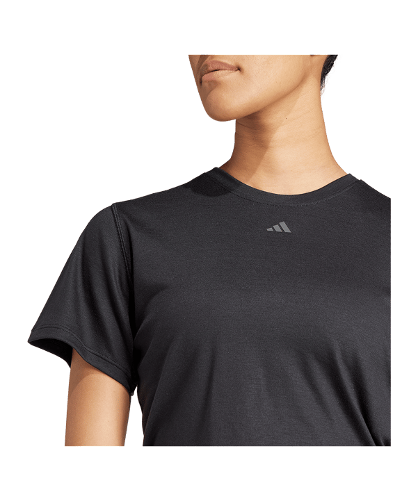 adidas Yoga Studio Wrapped t-shirt donna nero - nero