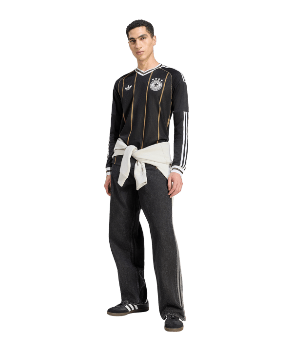 adidas Deutschland Trikot Langarm 3rd 2026 Schwarz - schwarz