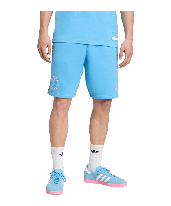 adidas Inter Miami Travel Short Blau - blau