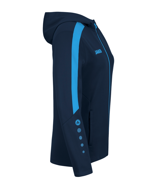 JAKO Power Kapuzenjacke Damen Blau F910 - blau