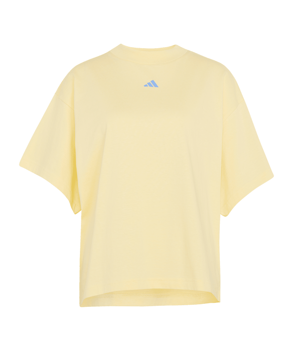 adidas 3 Stripes Studio T-Shirt Damen Gelb - gelb