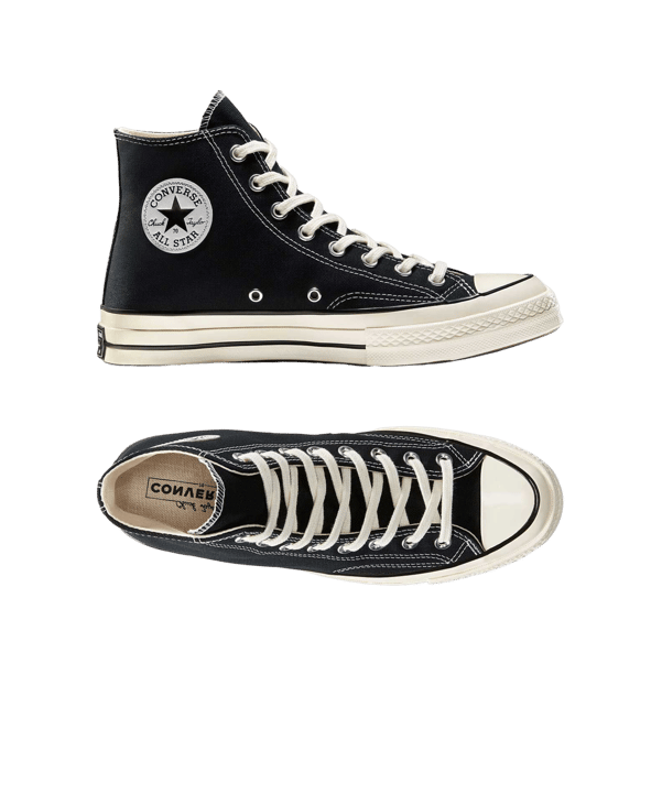 Converse Chuck Taylor AS '70 HI Sneaker Schwarz - schwarz