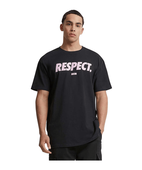 Mister Tee FootballS Coming Home Respect Oversize T-Shirt Schwarz - schwarz