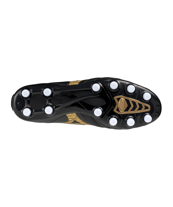 Mizuno Morelia Neo IV Pro FG Aurum Schwarz Gold F50 - schwarz