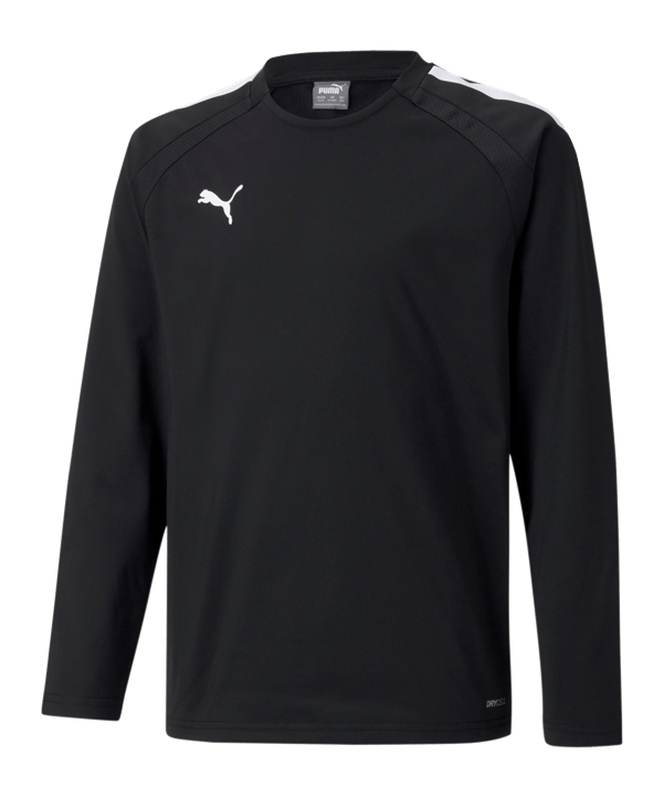 PUMA teamLIGA Sweatshirt Kids Schwarz F03 - schwarz