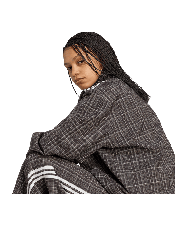 adidas Originals Blousy Check Jacke Damen Braun - braun