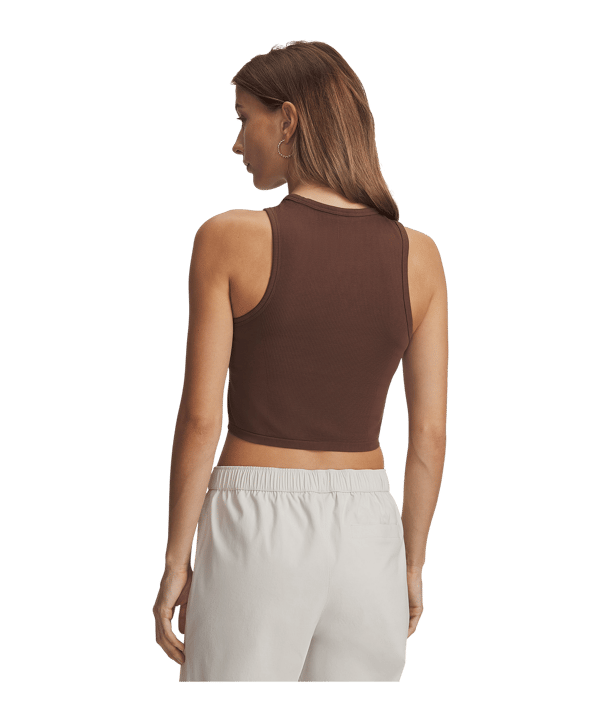 Under Armour Seamless Cotton Hand Tanktop Damen Braun F230 - braun