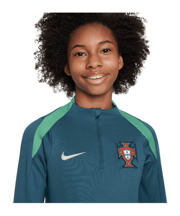 Nike Portugal Drill Top Kids EM 2024 Grün F381 - gruen