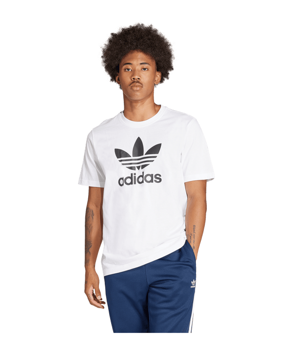 adidas Originals Adicolor Trefoil T-Shirt Weiss - weiss