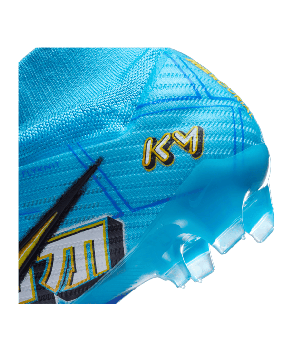 Nike Air Zoom Mecurial Superfly IX Elite FG Mbappe Signature Blau F400 - blau