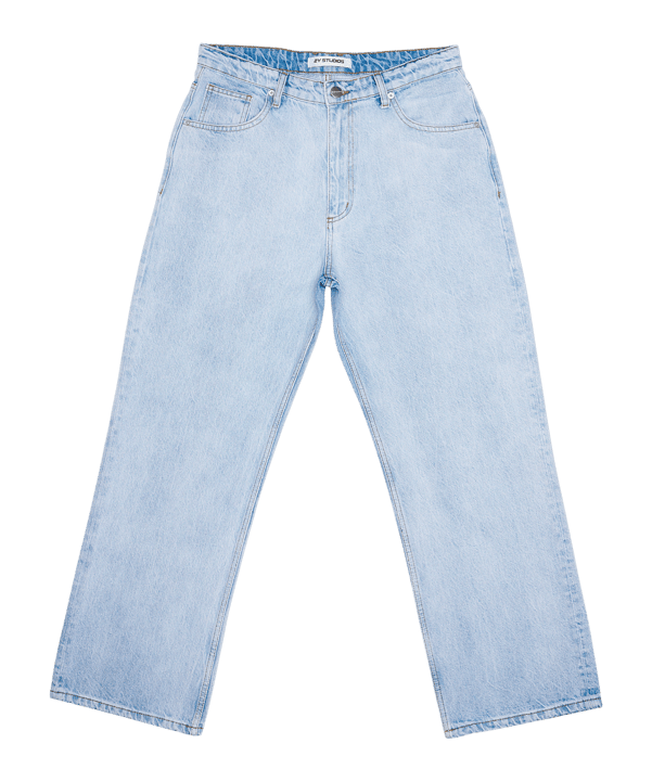 2Y-Studios Adrik Basic Baggy Jeans Hose Blau - blau