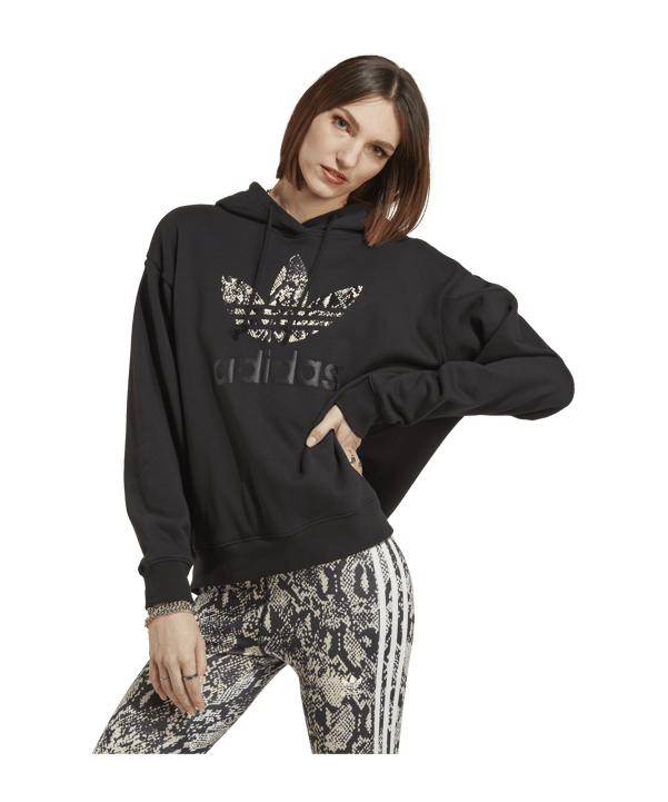 adidas Originals Logo Hoodie Black - schwarz