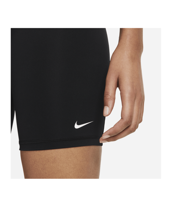 Nike 365 8IN Hi Rise Short Training Damen F010 - schwarz