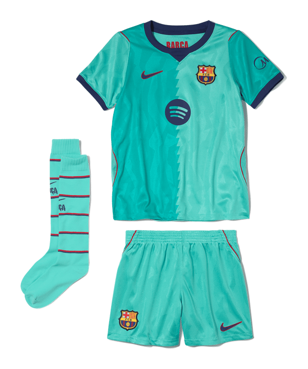 Nike FC Barcelone Ensemble de maillots 3rd 2026/2027 Enfants Vert C301 - vert