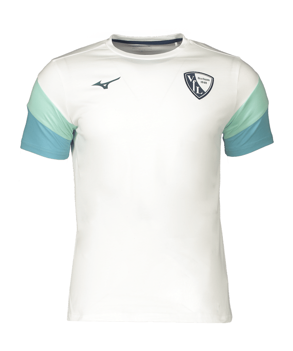 Mizuno VfL Bochum Retro Cotton T-shirt Bílá C01 - bianco